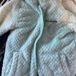 Columbia Soft Sherpa Jacket in Light Mint Green